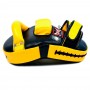 Twins Special KPL11 Пады Тайские "Curved Leaf Kick Pads" Тайский Бокс Черно-Желтый